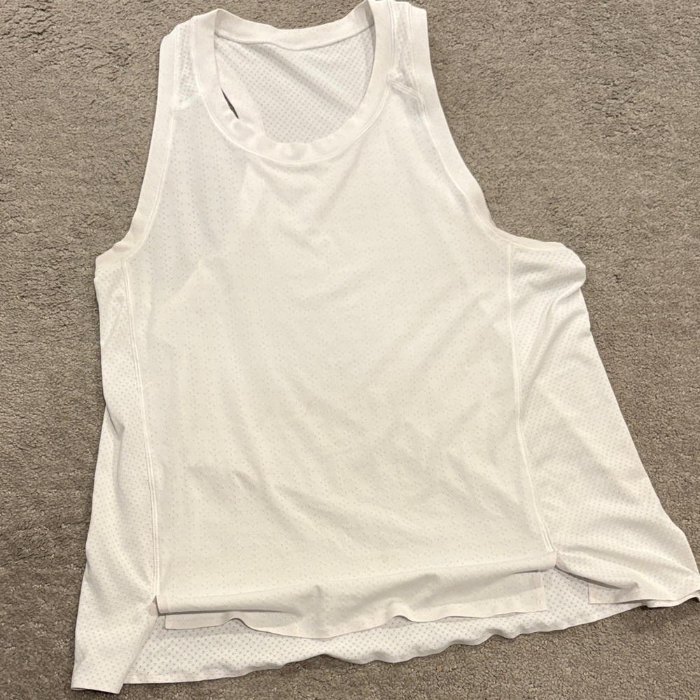 Lululemon Athletica White Tank Top